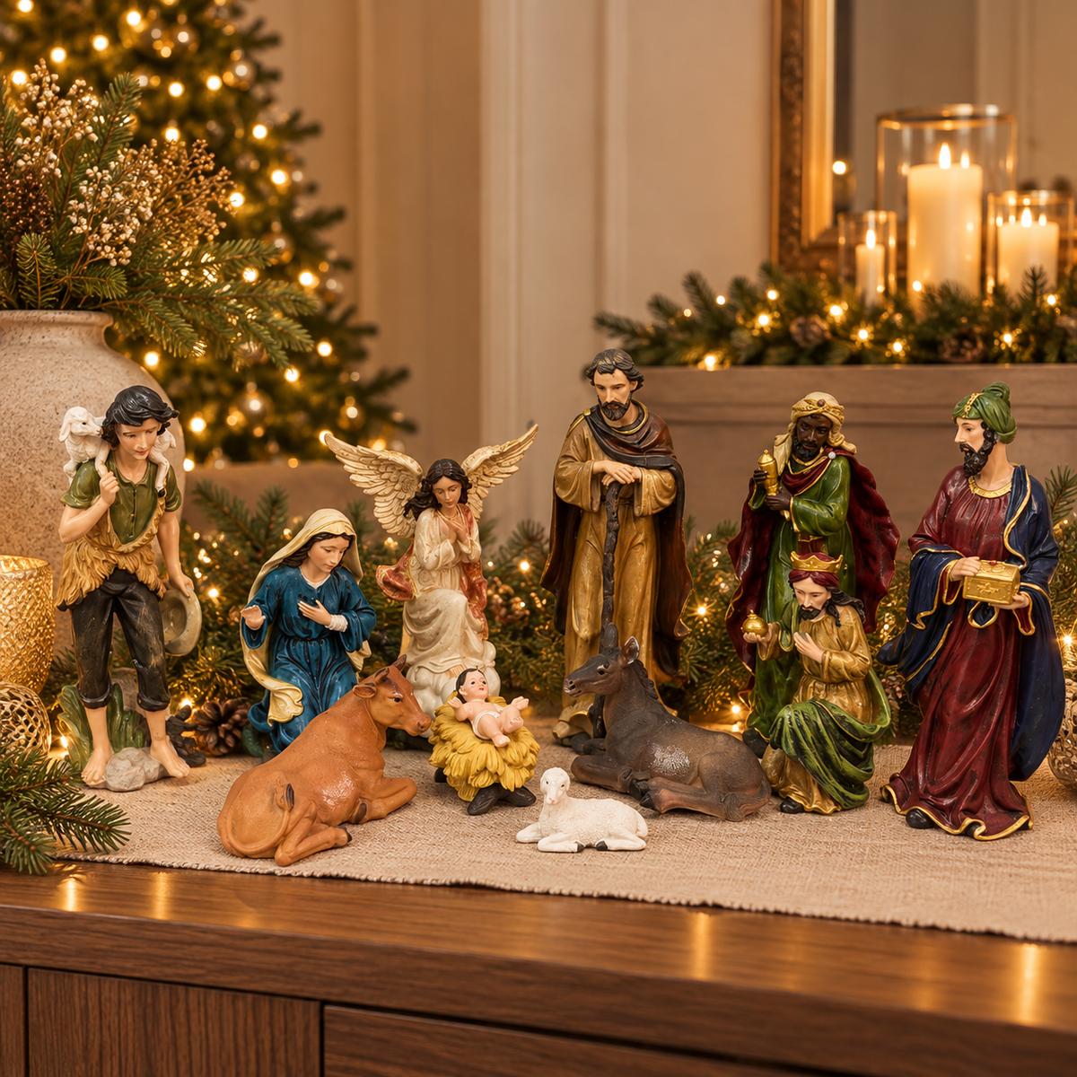 Nacimiento 11 PZ 30 cms - Ref. 10190