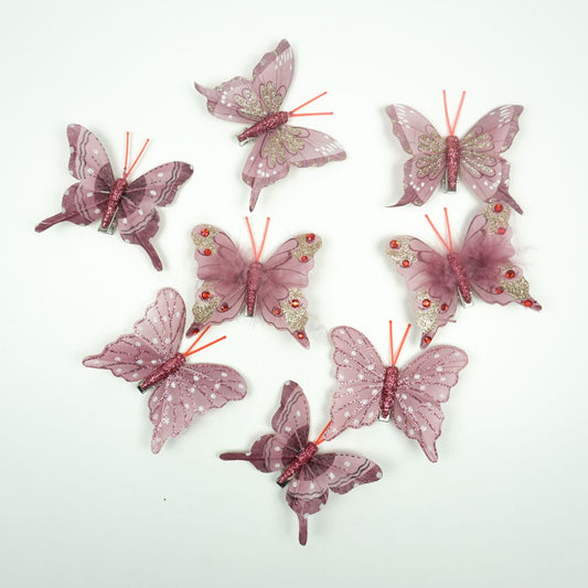 Mariposas x8 8 cms - A20172