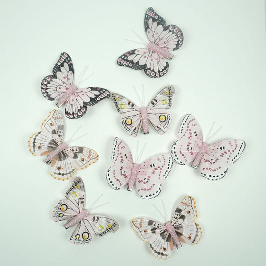 Mariposas x8 8 cms - A20173