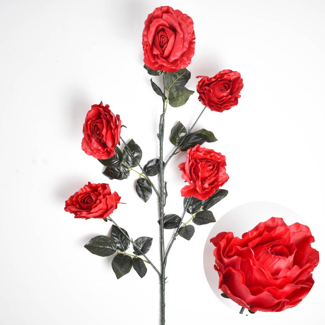 Rosa artificial 1.15 mts