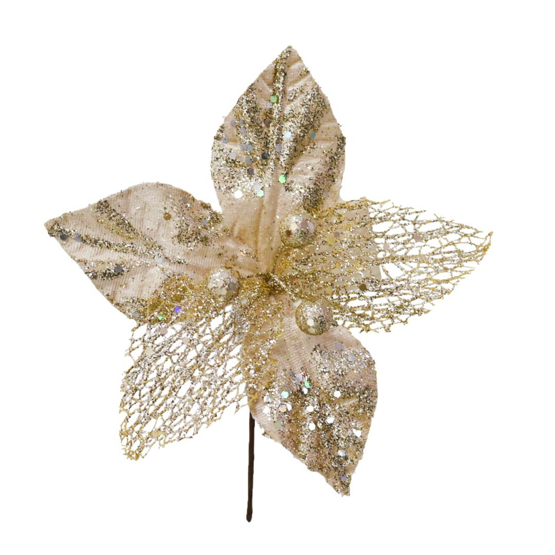 Flor Navideña 20 cms - Ref. AMX0441865N