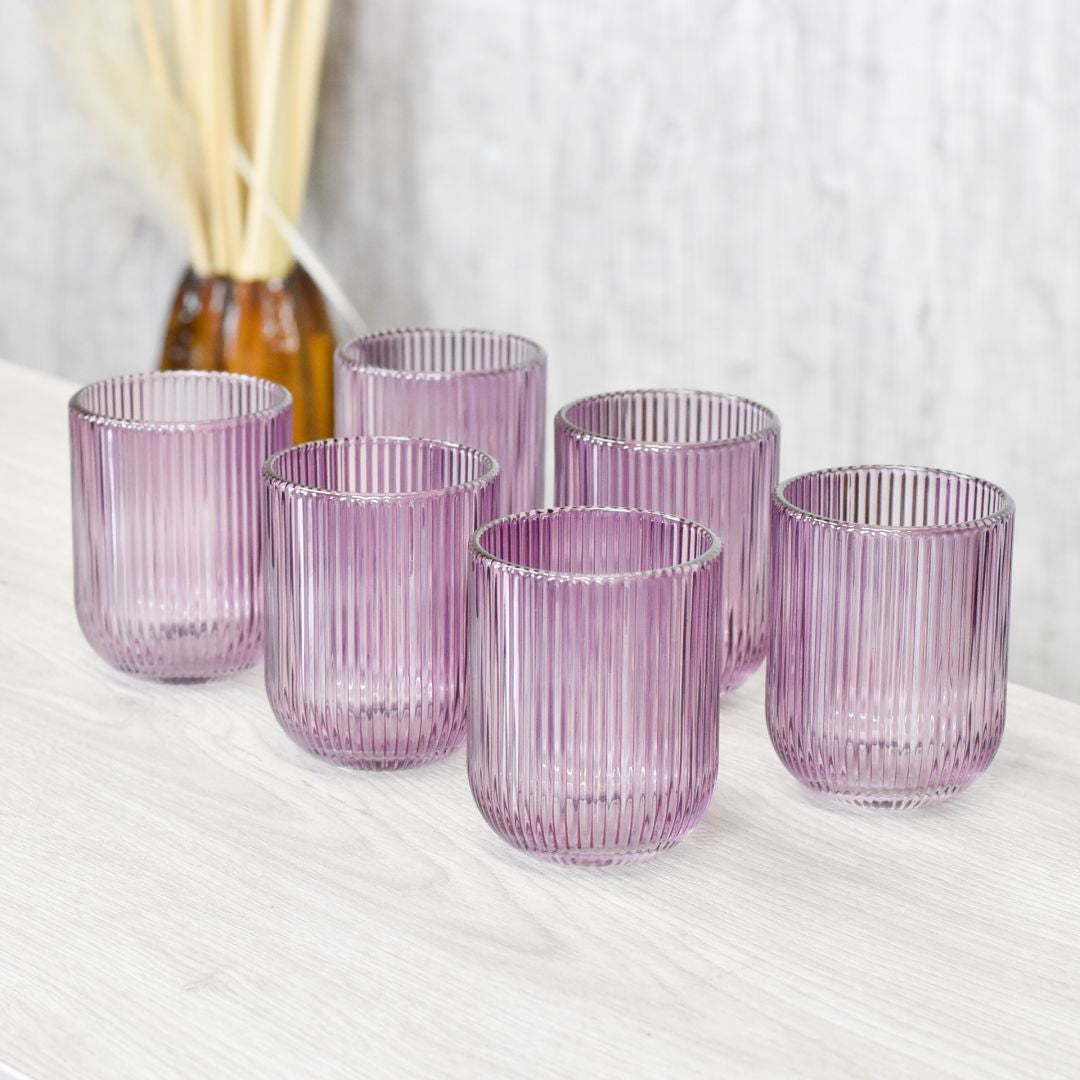 Set de Vasos x6 piezas 10x8 cms