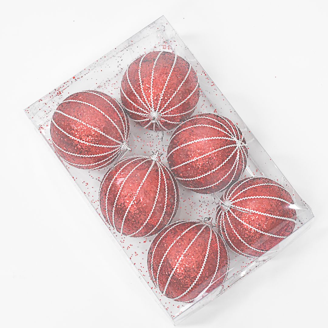 Bolas x6 10 cms - Ref. AZ072