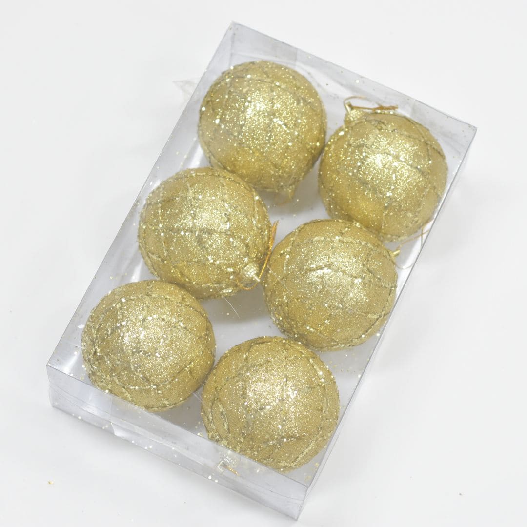 Bolas x6 8 cms - Ref. AZ076