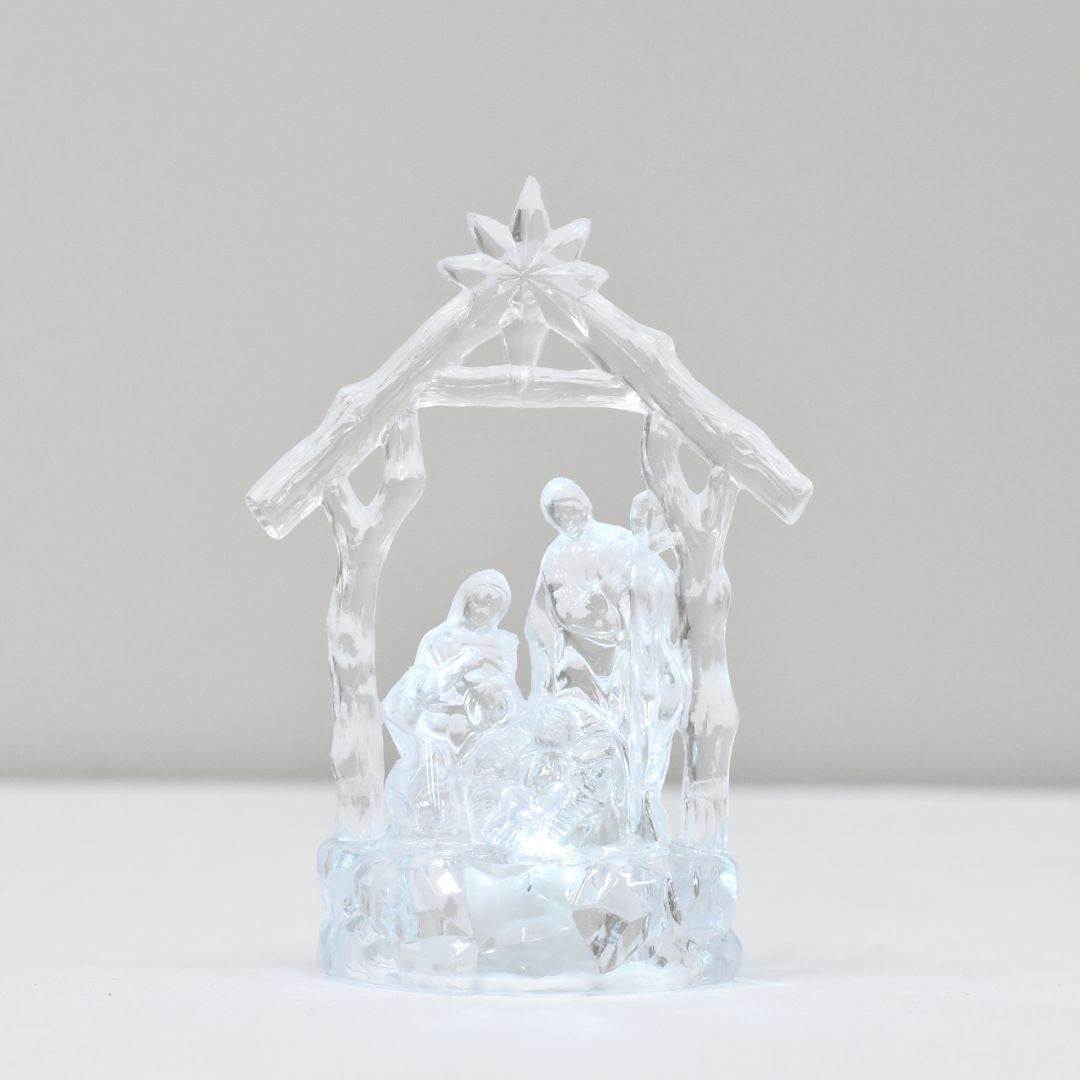 Nacimiento con Luz 12x9 cms - Ref. AZ096