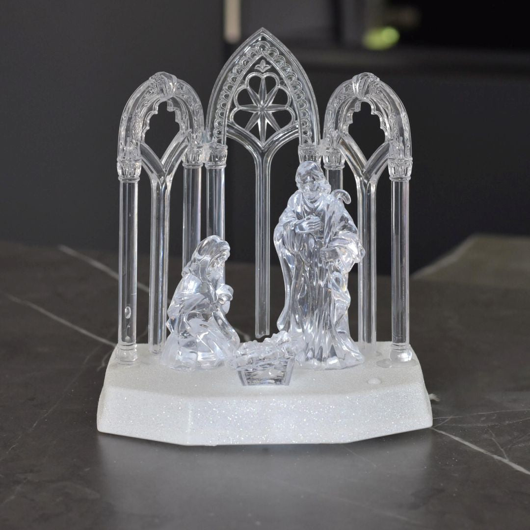 Nacimiento con Luz 22x20 cms - Ref. AZ098