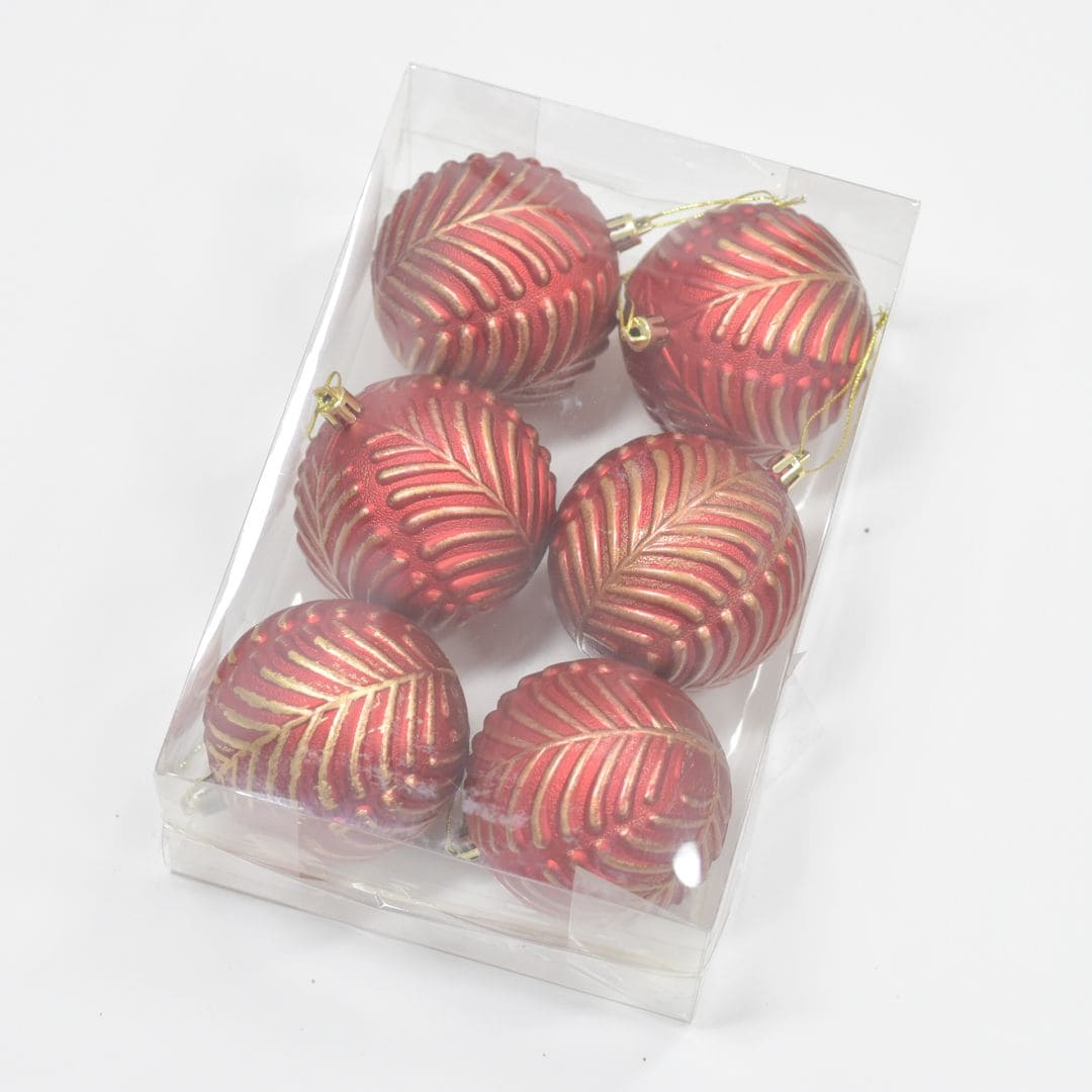 Bolas x6 8 cms - Ref. AZ144
