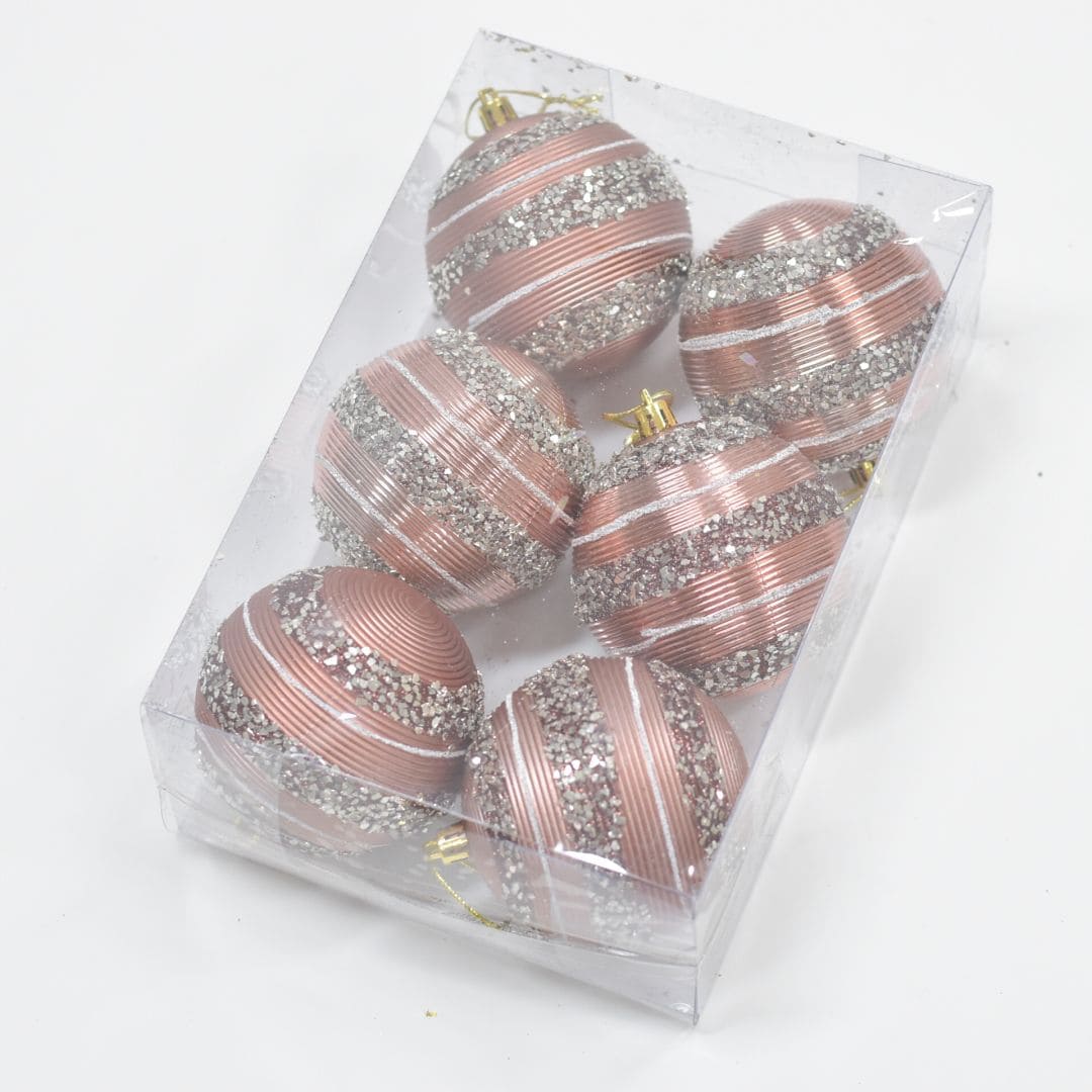Bolas x6 8 cms - Ref. AZ146
