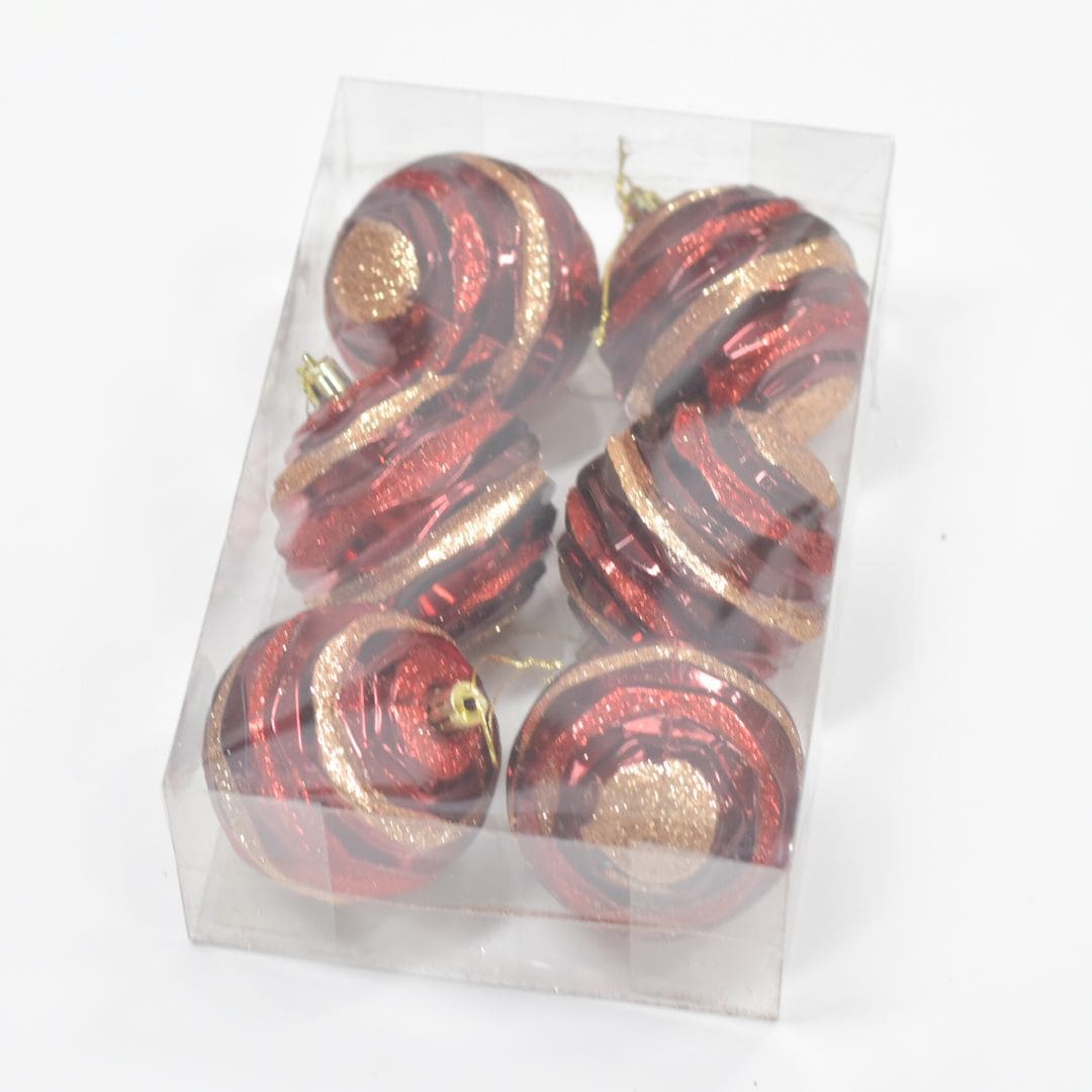 Bolas x6 8 cms - Ref. AZ147