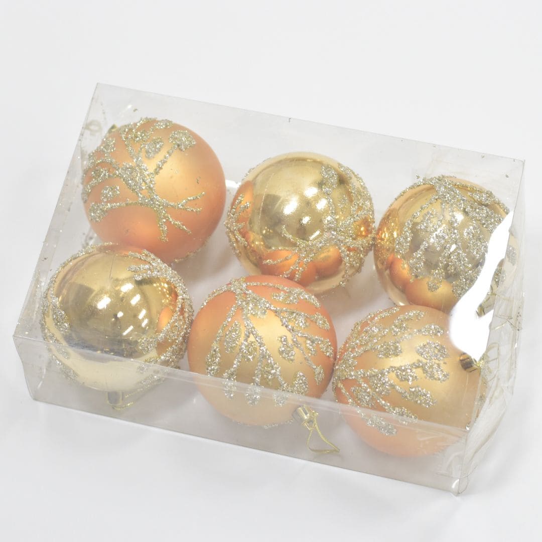 Bolas x6 8 cms - Ref. AZ148