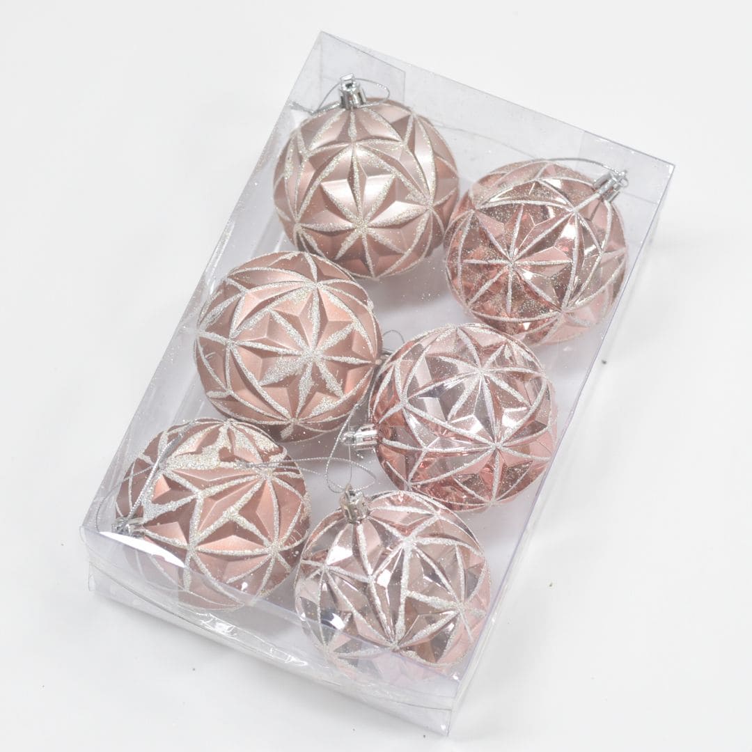 Bolas x6 8 cms - Ref. AZ151