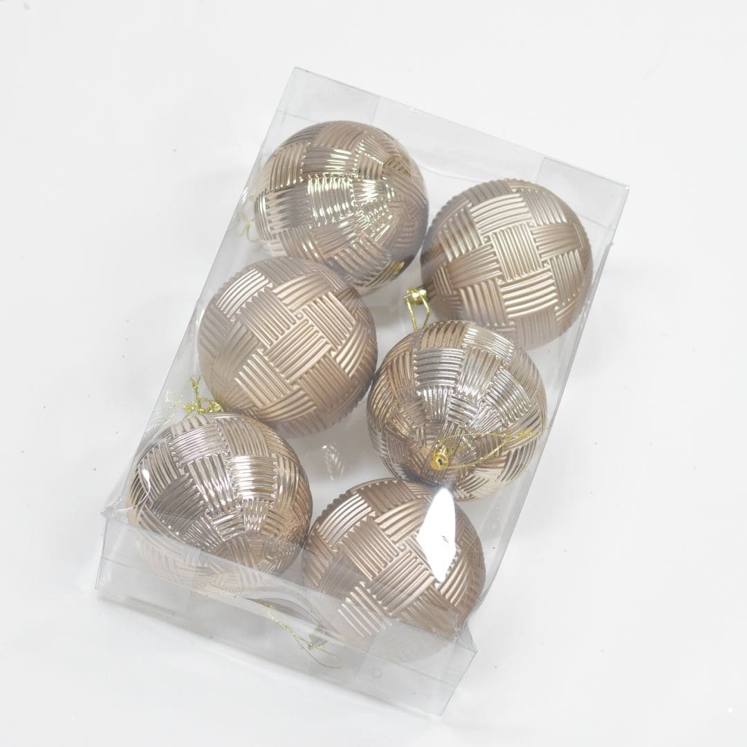 Bolas x6 10 cms - Ref. AZ153