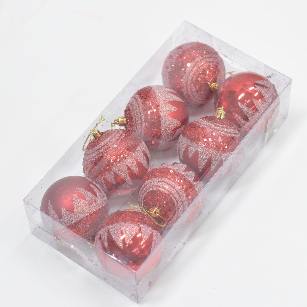 Bolas x8 8 cms - Ref. AZ155