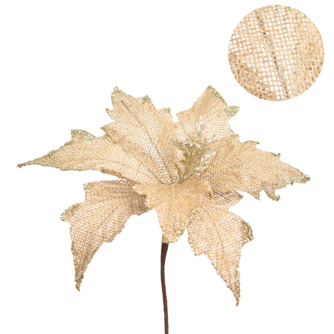 Flor Navideña 15 cms - Ref. AZ217C