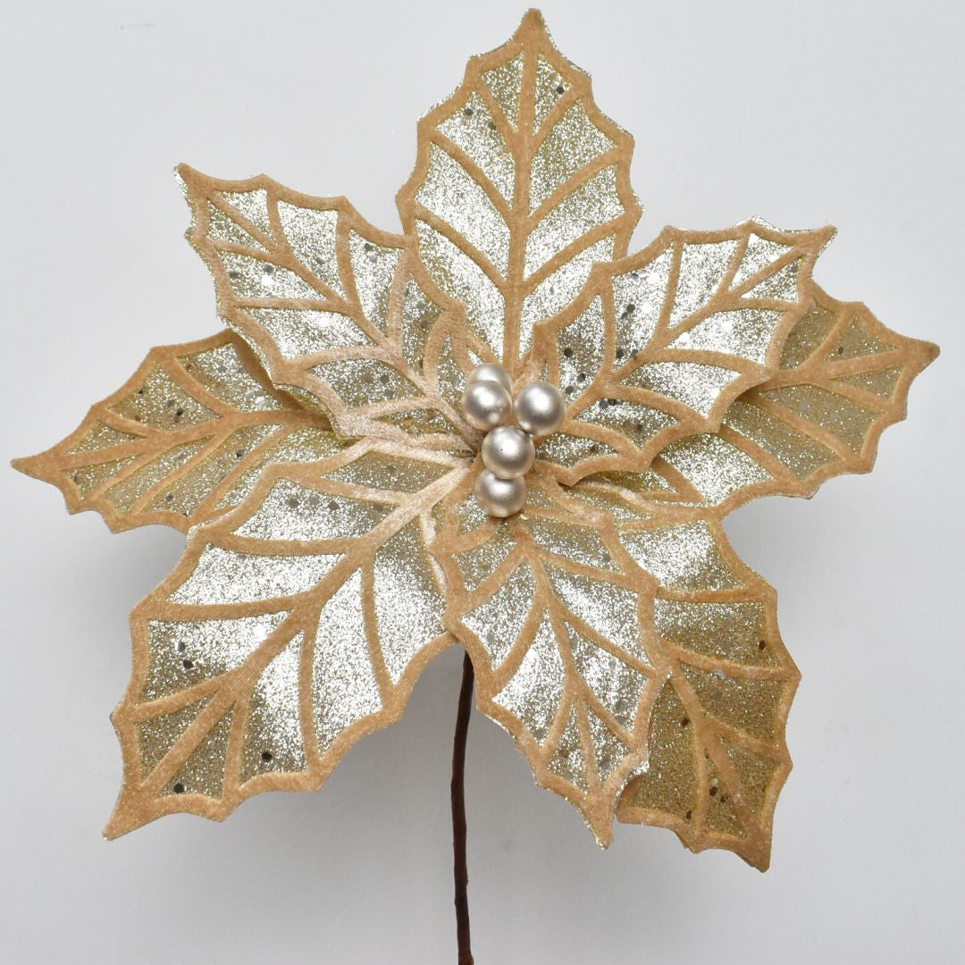 Flor Navideña 33 cms - Ref. AZ233C