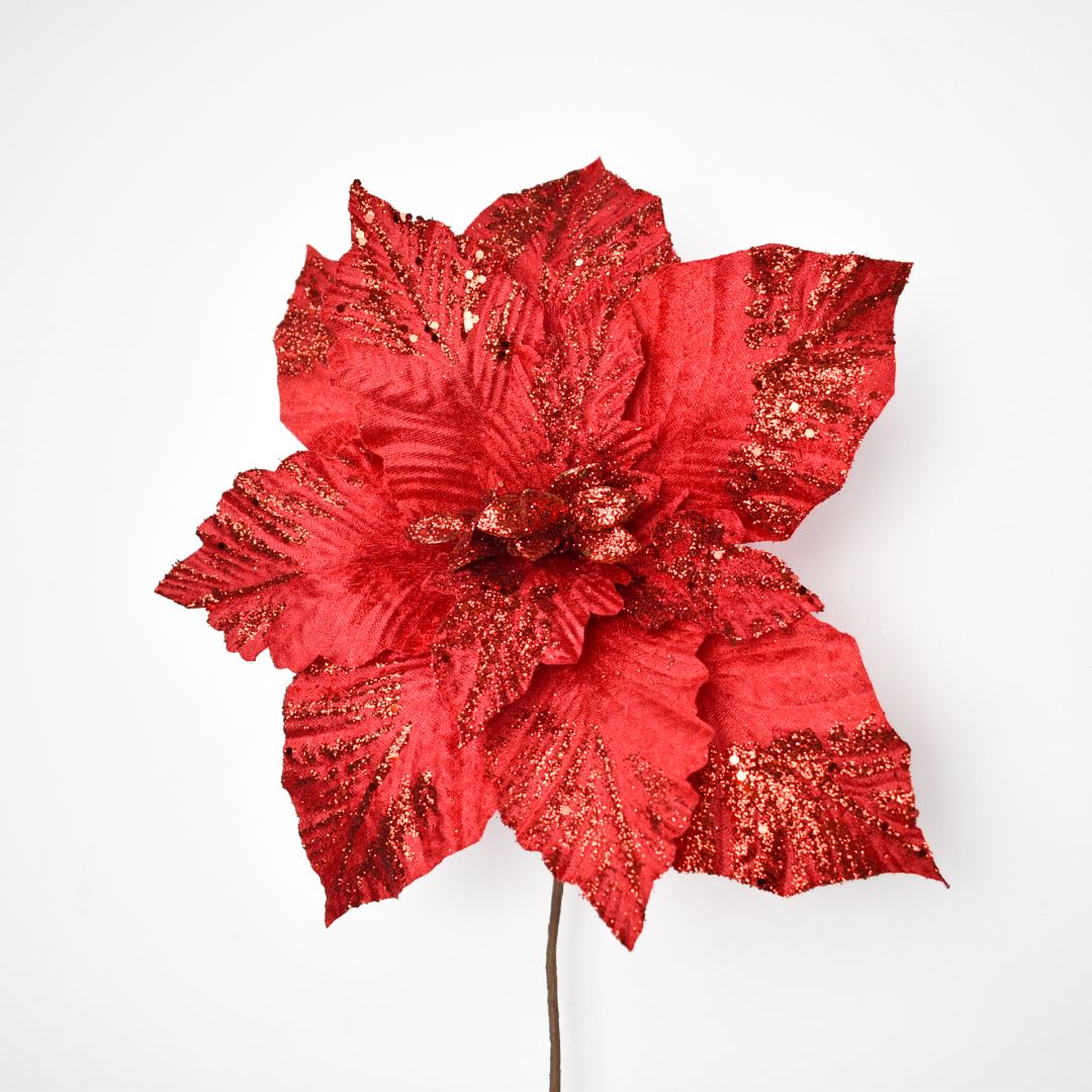 Flor Navideña 40 cms - Ref. AZ234R