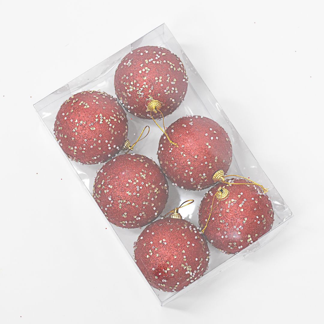 Bolas x6 8 cms - Ref. SA124