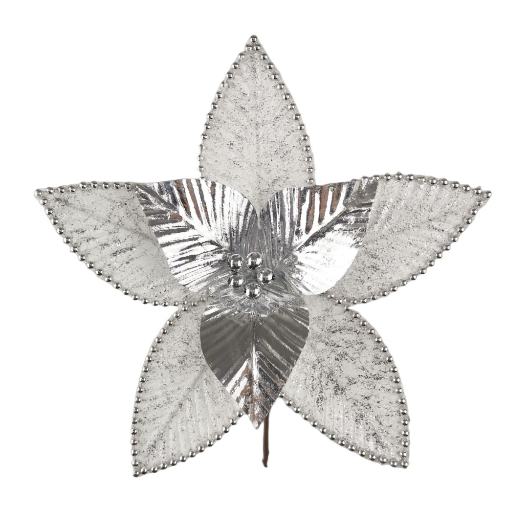 Flor Navideña 20 cms - Ref. XQ1414N0015