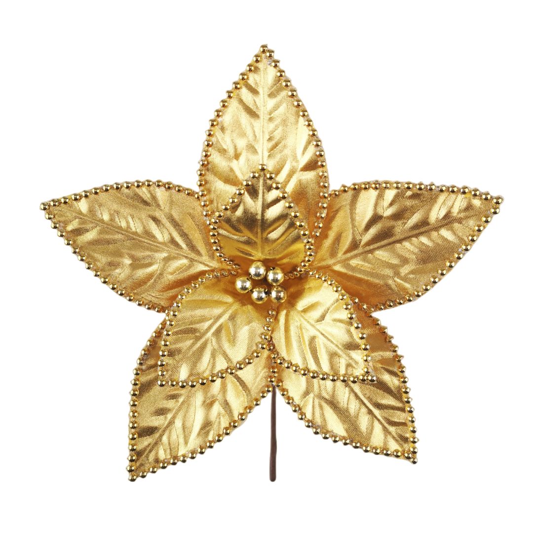 Flor Navideña 20 cms - Ref. XQ1414N0018