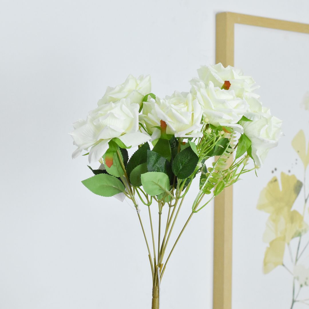 Rosa artificial x7 40 cms - Ref. YY8000B