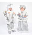 SANTA Y SRA SANTA 50X25 CM - Ref. XMTX2542405C