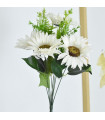 Flor Artificial x9 Blanco - Ref. YY8042B