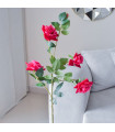 Rosa Artificial x4 Fucsia - Ref. C0419F