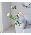 Rosa Artificial x4 Mandarina Claro - Ref. C0419N