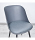 Ref. AR3394G - SILLA CELESTIAL GRIS 77X44X42 CM