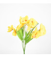 Ref. M0030 AZUCENA X5 AMARILLA  35 CM