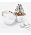 Set de Cubiertos x 24 Plateado - Ref. AX269