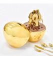 Set de Cubiertos x 24 Dorado - Ref. AX270