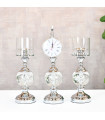 Candelabro Con Reloj 38 cm - C112P