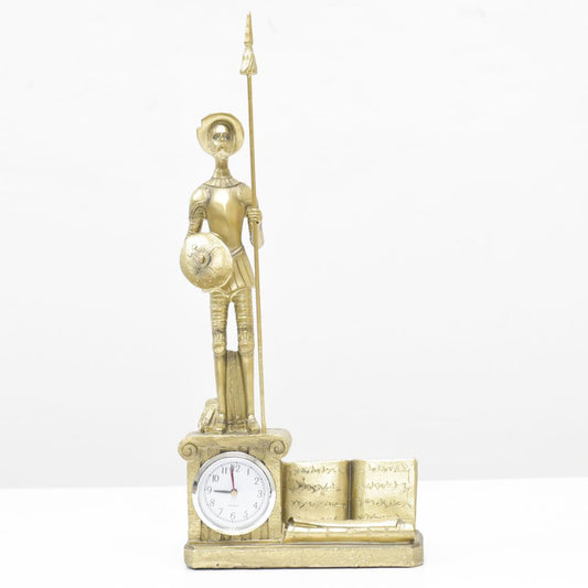 Quijote con Reloj 32x16 cm - Ref. 918004657G