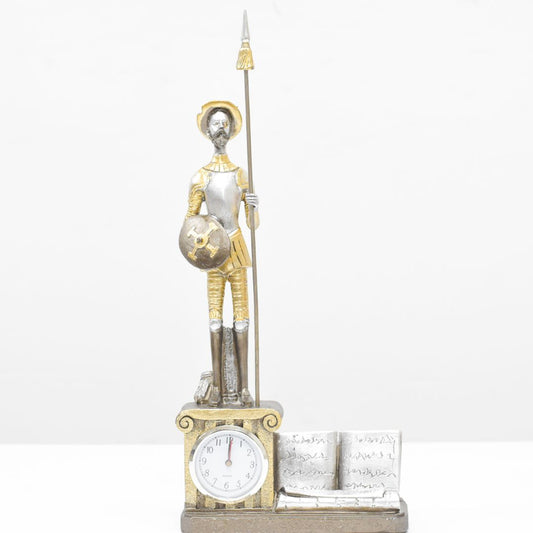 Quijote con Reloj 32x16 cm - Ref. 918004657TT