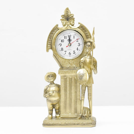 Quijote y Sancho con Reloj 33x24 cm - Ref. 918004659G