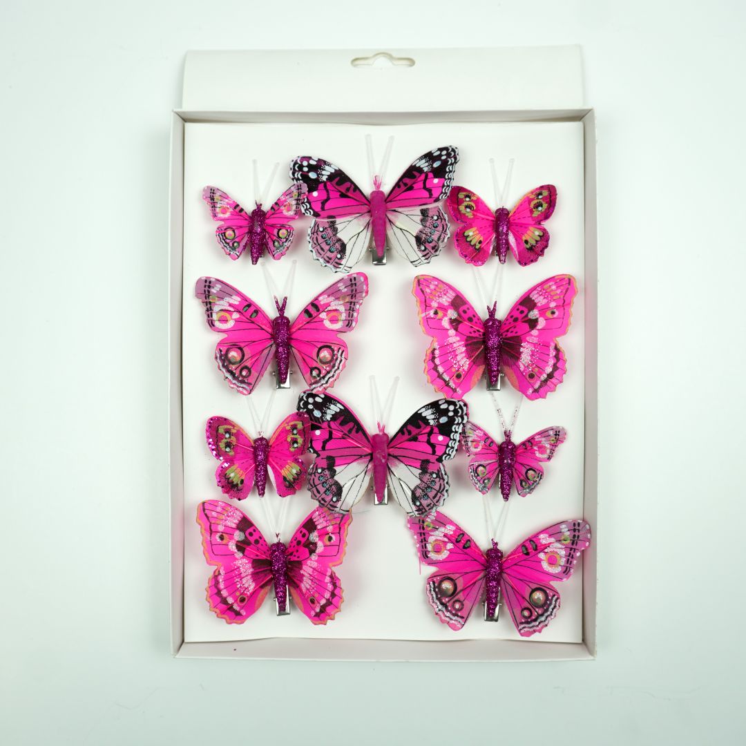 Mariposas x10 8 cms - A20158