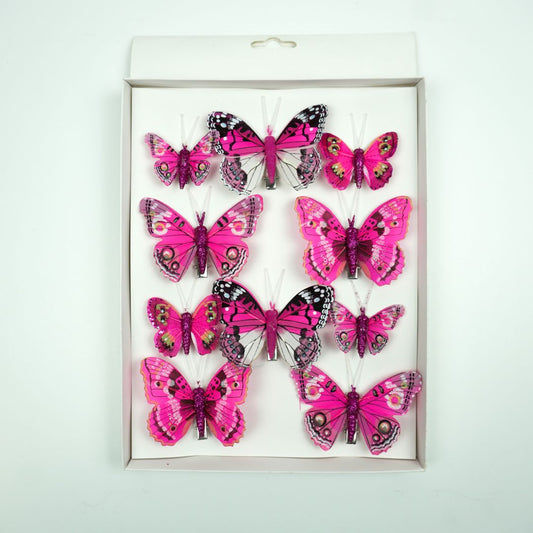 Mariposas x10 8 cms - A20158