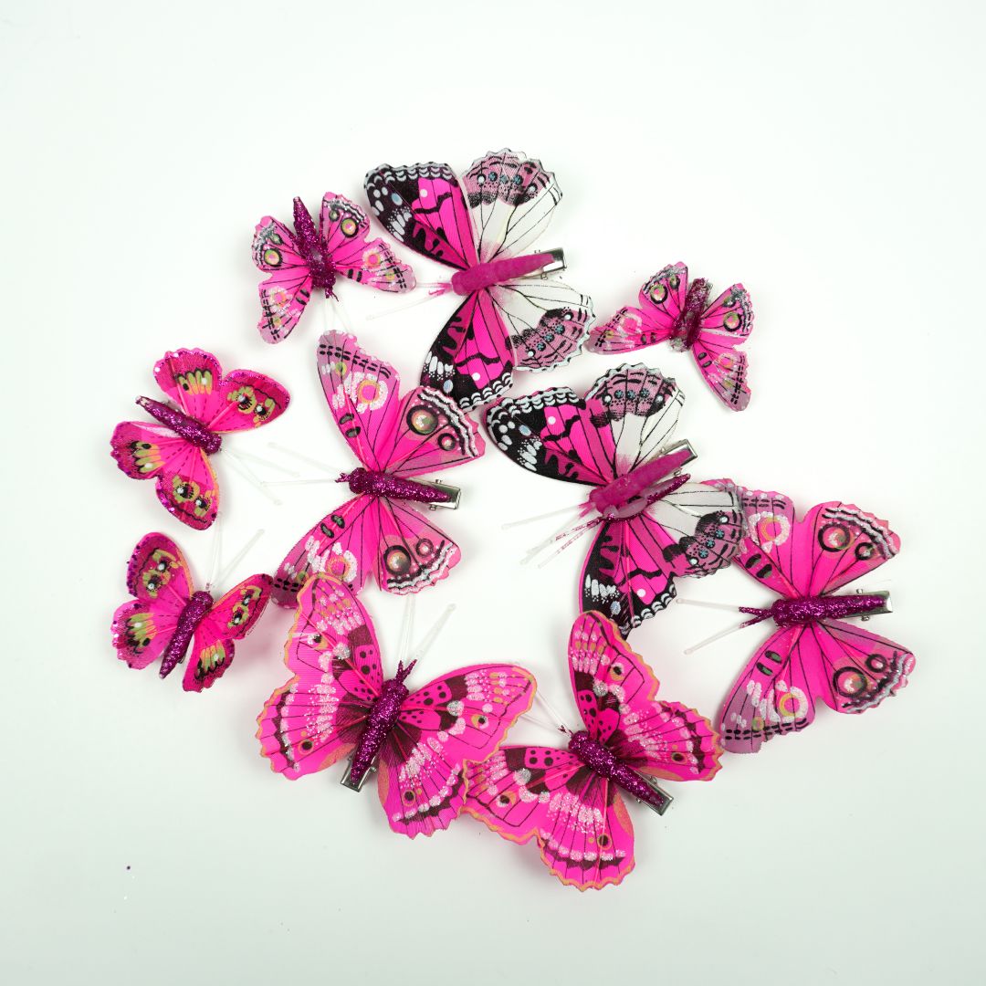 Mariposas x10 8 cms - A20158