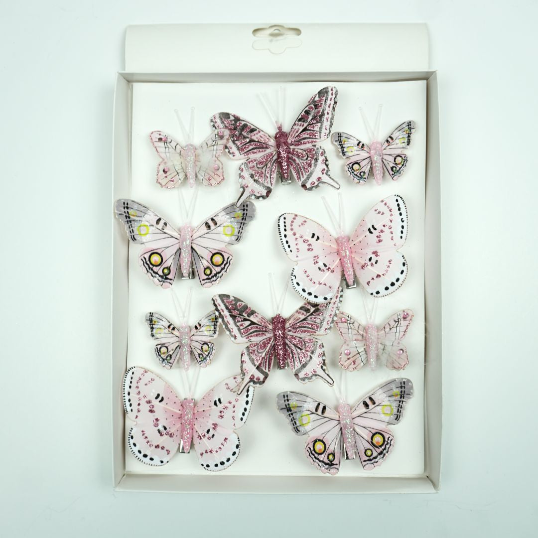 Mariposas x10 8 cms - A20161