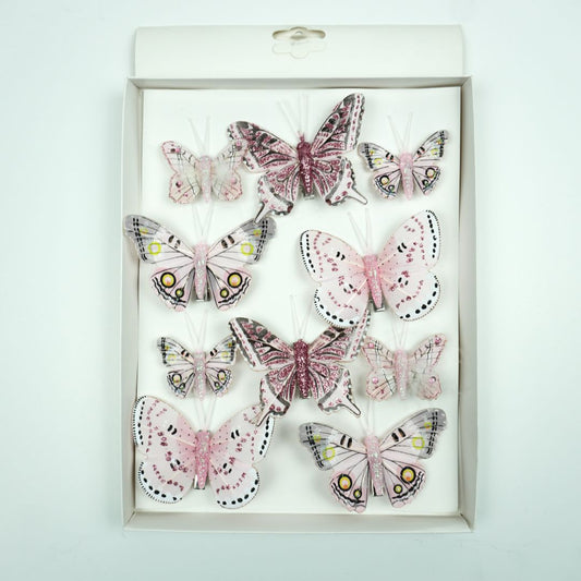 Mariposas x10 8 cms - A20161