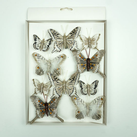 Mariposas x10 8 cms - A20163