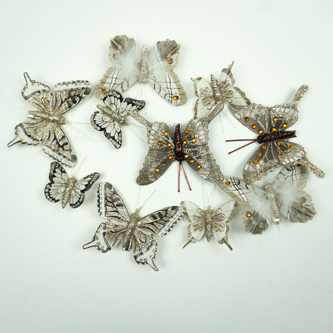 Mariposas x10 8 cms - A20163