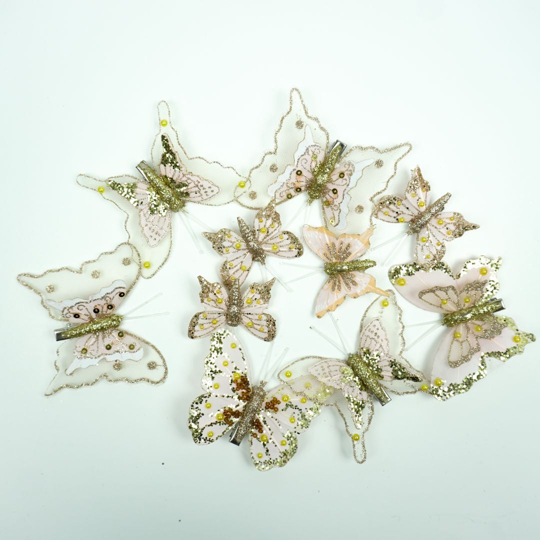 Mariposas x10 8 cms - A20164