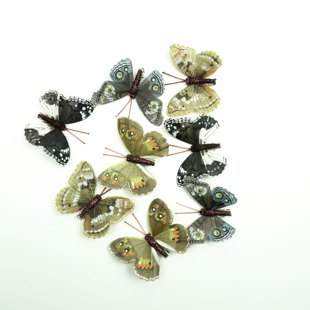 Mariposas x8 8 cms - A20186