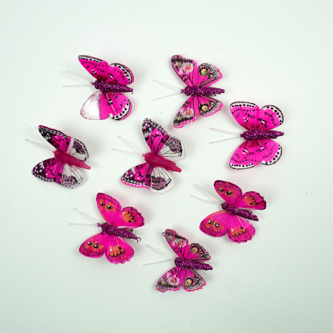 Mariposas x8 5 cms - A20198
