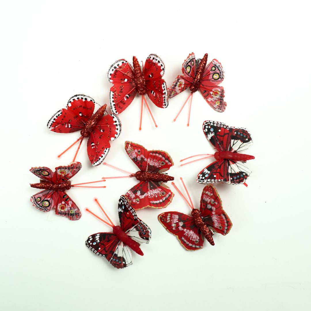 Mariposas x8 5 cms - A20201