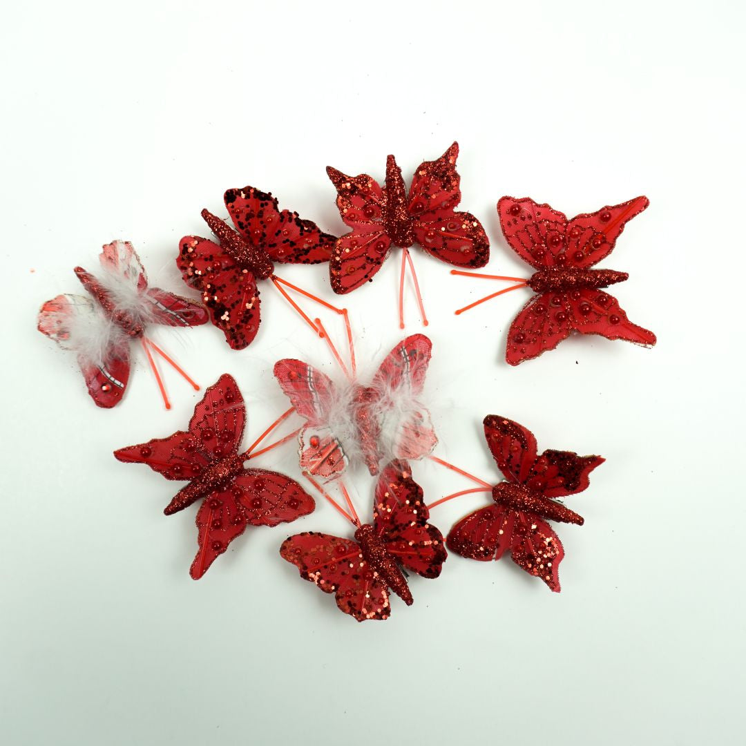 Mariposas x8 5 cms - A20202