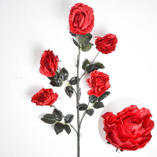 Rosa artificial 1.15 mts