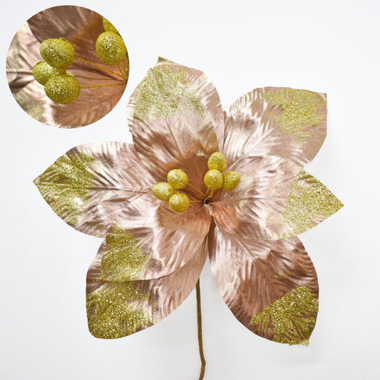 Flor Navideña 38 cms - Ref. AF454P